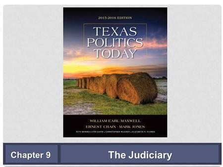 The Judiciary Chapter 9. LEARNING OBJECTIVES LO 9.1 Describe the differences between criminal and civil cases and between original and appellate jurisdiction.
