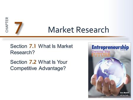 7 Market Research Section 7.1 What Is Market Research?