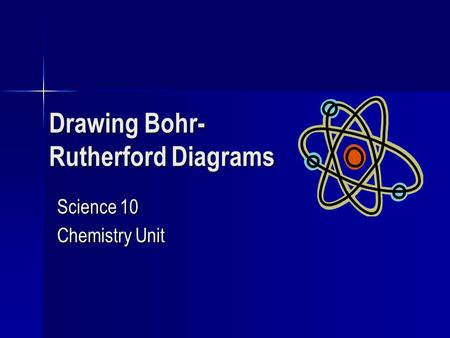 Drawing Bohr- Rutherford Diagrams Science 10 Chemistry Unit.
