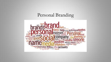 Personal Branding. Objectives How do you see yourself? How do others see you? What is your personal brand?