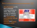  Dics Pitampura is the best computer training institute in delhi, offers wide variety of industry specific IT courses. like php training, java training,
