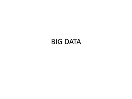 BIG DATA. The information and the ability to store, analyze, and predict based on that information that is delivering a competitive advantage.