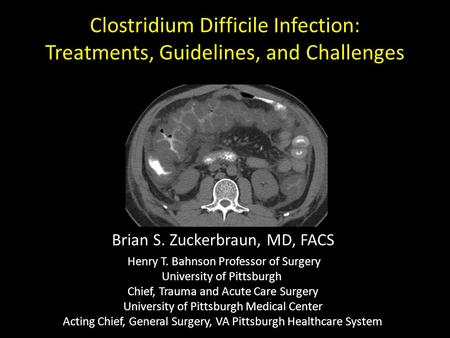 Clostridium Difficile Infection: