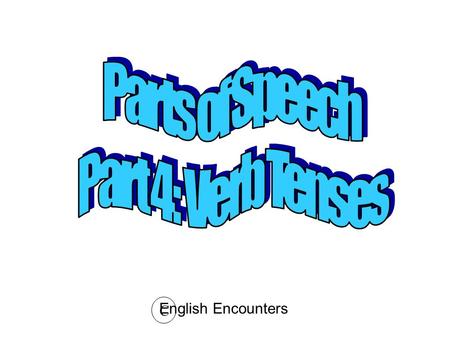 Parts of Speech Part 4: Verb Tenses