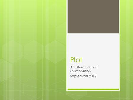 Plot AP Literature and Composition September 2012.