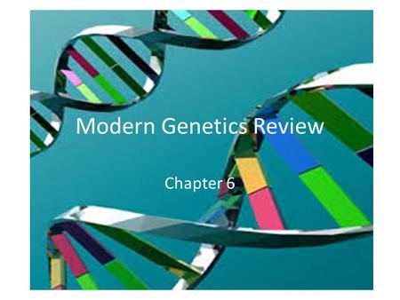 Modern Genetics Review Chapter 6. Which of the following represent ways in which traits can be passed to offspring? A) single gene with two alleles B)