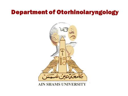 Department of Otorhinolaryngology