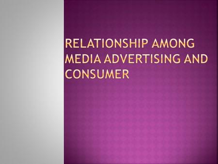  Entertainment  Information Likeness about media vehicles make consumer go beyond economic constraints create strong loyalty. Loyalty with the media.