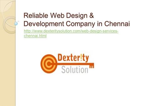 Reliable Web Design & Development Company in Chennai  chennai.html.
