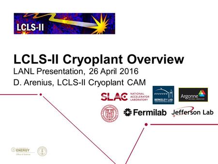 LCLS-II Cryoplant Overview