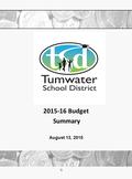 2015-16 Budget Summary August 13, 2015 0. 1 Introduction.