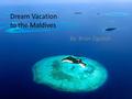 Dream Vacation to the Maldives By: Brian Zigulich.
