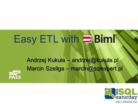 Easy ETL with Andrzej Kukuła – Marcin Szeliga –
