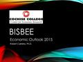 BISBEE Economic Outlook 2015 Robert Carreira, Ph.D.