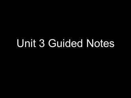 Unit 3 Guided Notes. Box and Whiskers 5 Number Summary Provides a numerical Summary of a set of data The first quartile (Q 1 ) is the median of the data.