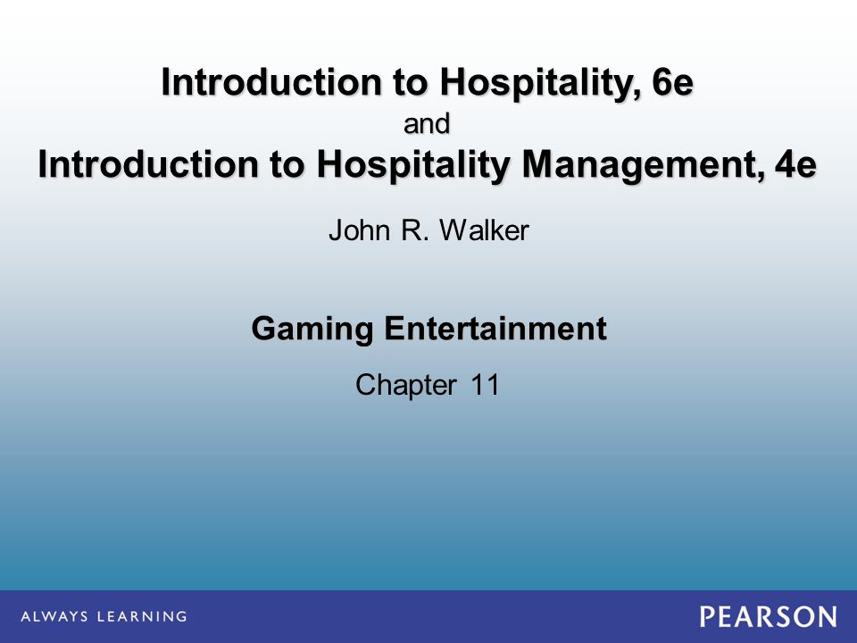 Introduction to Hospitality, 6e - ppt video online download