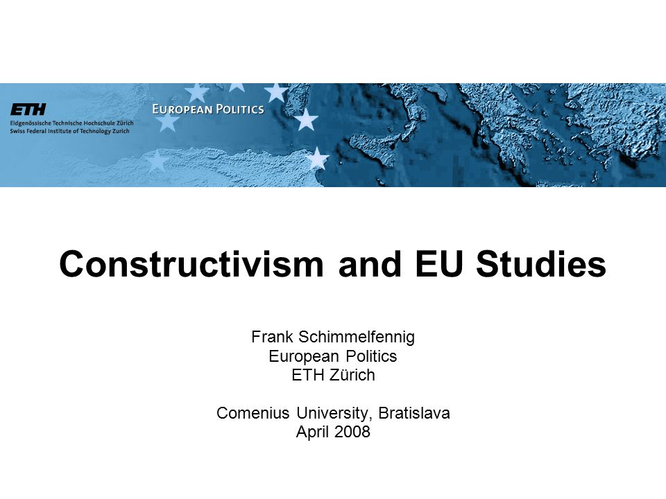 Constructivism in EU studies