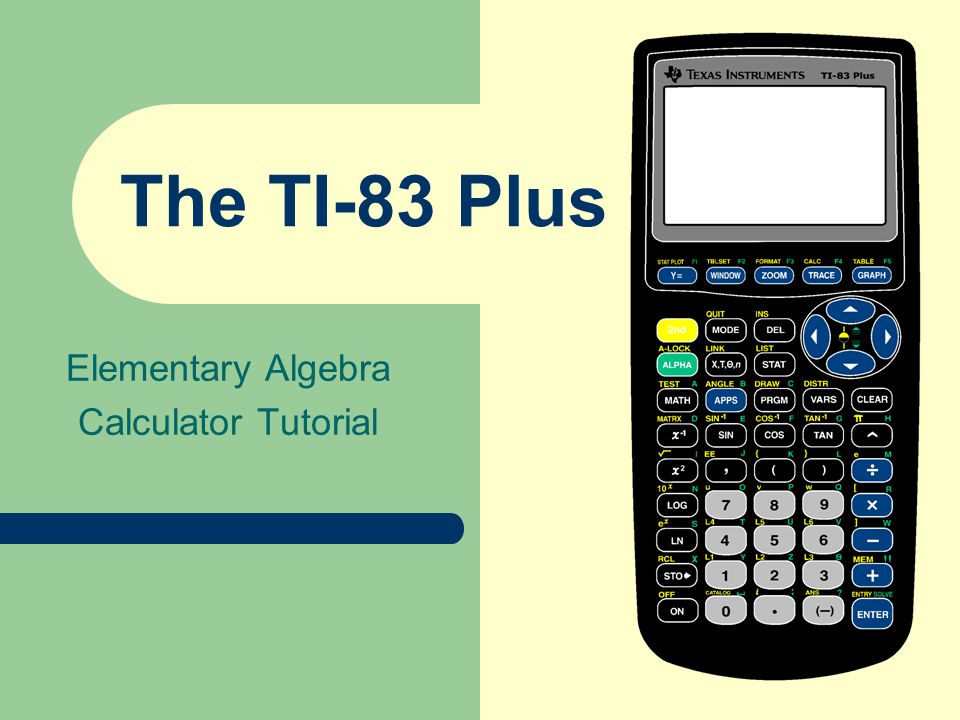 Algebra calculator