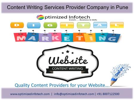 Content Writing Services Provider Company in Pune Quality Content Providers for your Website….  | |