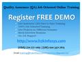 Register FREE DEMO Live Instructor LED Face to Face Training 100% Job Oriented Training Live Projects on Different Domains Mock Interview Sessions On Job.
