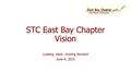 STC East Bay Chapter Vision Looking back…moving forward June 4, 2015.