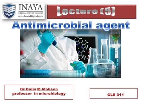  Antimicrobial agents share certain common properties.  We can learn much about how these agents work and why they sometimes do not work by considering.