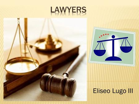 Eliseo Lugo III.  Objectives: By the end of class, students will be able to:  Name at least five situations in which a person might wish to consult.