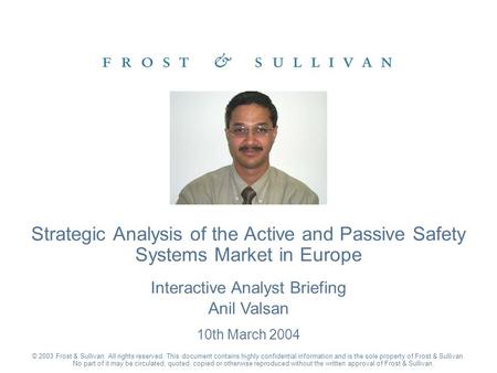 Interactive Analyst Briefing