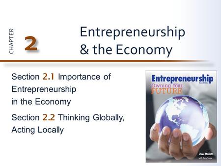 Entrepreneurship & the Economy