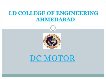 LD COLLEGE OF ENGINEERING AHMEDABAD