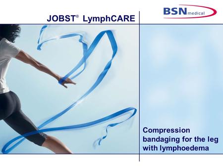 Compression bandaging for the leg with lymphoedema