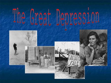 Essential Questions: 1) What were the short term and long term causes of the Great Depression? 2) What were the effects of the G.D. on the American people?
