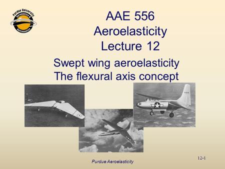 AAE 556 Aeroelasticity Lecture 12