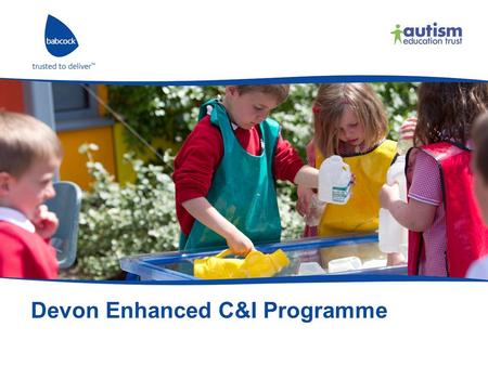 Devon Enhanced C&I Programme. www.babcock-education.co.ukCopyright © Babcock Integration LLP, 2015. No unauthorised copying permitted. 2 Priorities To.