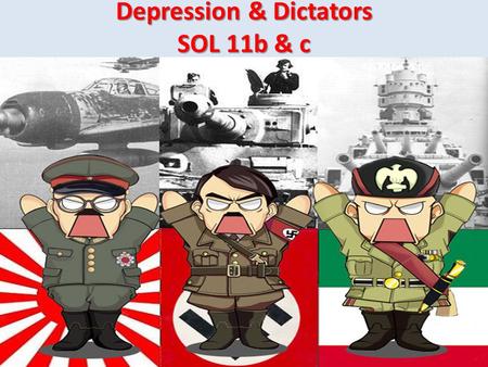Depression & Dictators SOL 11b & c.  Brain Pop.