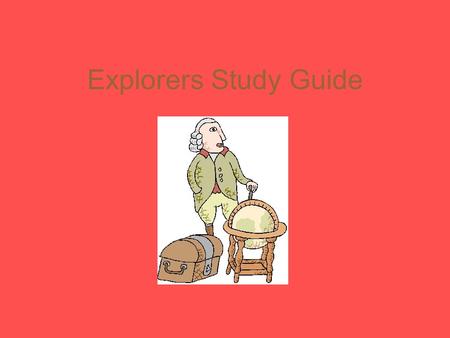 Explorers Study Guide What country sponsored John Cabot’s exploration? England.