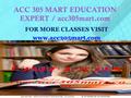 ACC 305 MART EDUCATION EXPERT / acc305mart.com FOR MORE CLASSES VISIT www.acc305mart.com.