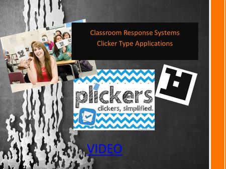 VIDEO Classroom Response Systems Clicker Type Applications.