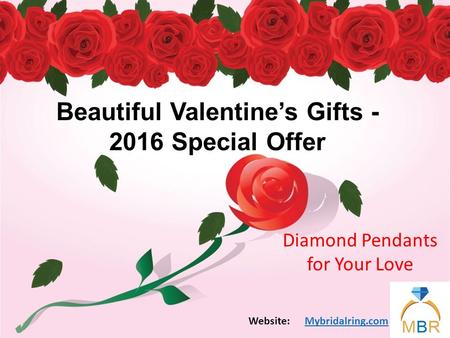 Beautiful Valentine’s Gifts - 2016 Special Offer Diamond Pendants for Your Love Mybridalring.comWebsite:
