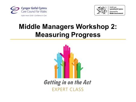 Middle Managers Workshop 2: Measuring Progress. An opportunity for middle managers… Two linked workshops exploring what it means to implement the Act.