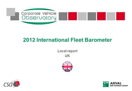 2012 International Fleet Barometer Local report UK.