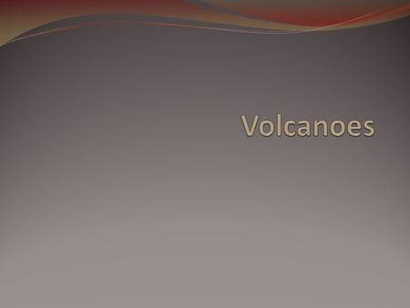 Volcanoes A volcano is a mountain that forms when magma reaches the surface. Magma rises because it is less dense than the solid rock around and above.