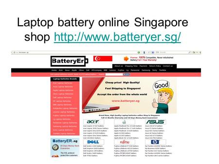 Laptop battery online Singapore shop