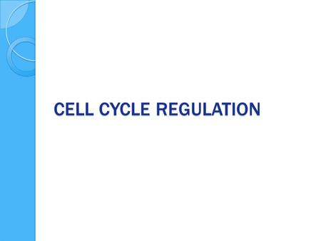 CELL CYCLE REGULATION Cell Cycle Review  hill.com/sites/0072495855/student_vi ew0/chapter2/animation__mitosis_and _cytokinesis.html.