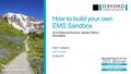 How to build your own EMS Sandbox Frank C. Drewes III 2016 Redmond Summit | Identity Without Boundaries 24 May 2016 Senior Architect