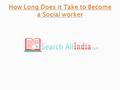  Social work is becoming a field of interest to more and more people. Social work is a great industry if you enjoy working with people and doing your.