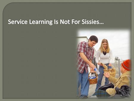 presentation on service learning
