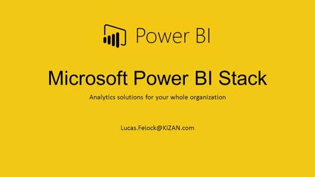 Microsoft Power BI Stack