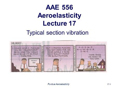 AAE 556 Aeroelasticity Lecture 17