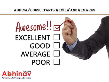 Abhinav Consultants: Review and Remarks. If you are interested to present visa-petitions and immigration applications for Permanent Resident (PR) and.